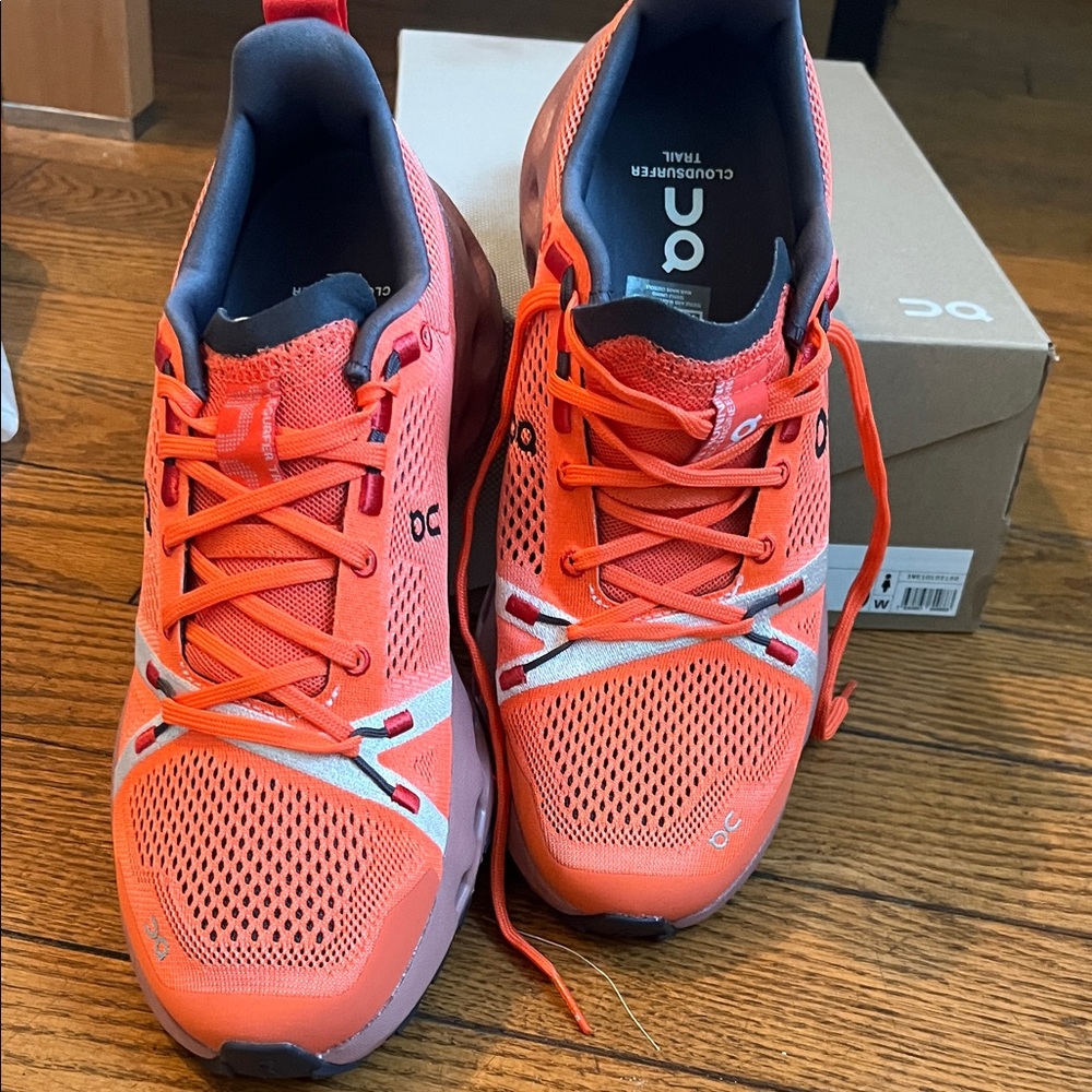 On Running Cloudsurfer Bright Orange Women's Running Shoes